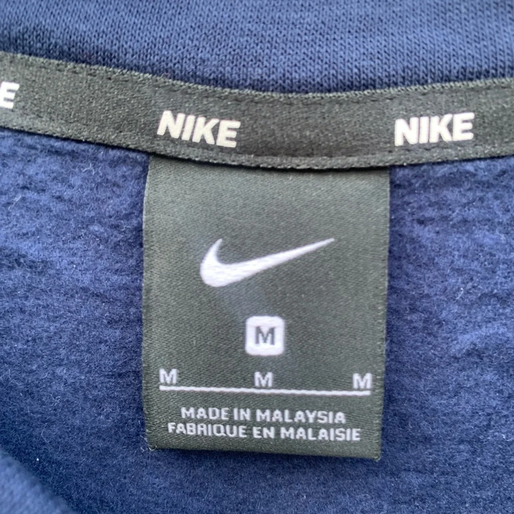 Michigan Wolverines Nike Pullover Sweatshirt Women’s Medium Navy Fleece Campus - Picture 4 of 11
